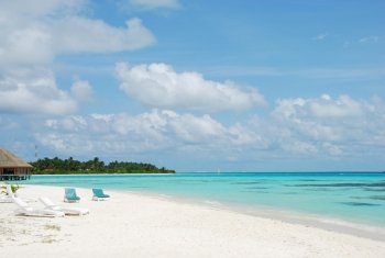 photo of Maldives paradise, beach and island