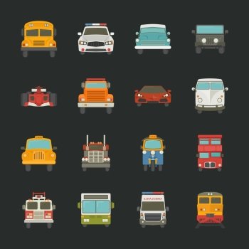 Car icons , transport , eps10 vector format
