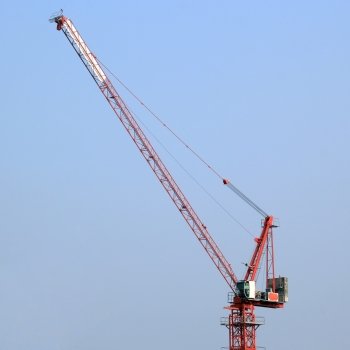 tower crane against beautiful sky