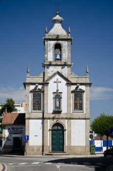Senhora da GraA§a chapel, one of the prime highlights of the town of Ovar, Portugal
