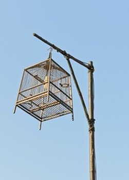 Decorated lamp cage
