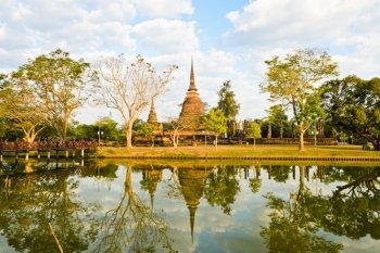 Wat Sa Si in Sukhothai Historical Park, Thailand