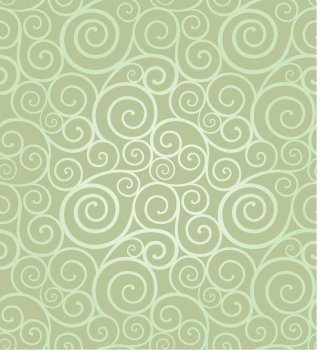 Abstract elegant swirl seamless composition made of spirals