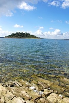  island at Alqueva lake, south ofPortugal