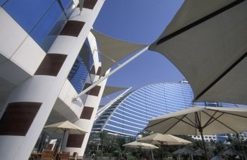 the Jumeira Beach Hotel in the city of Dubai in the Arab Emirates in the Gulf of Arabia.. ARABIA EMIRATES DUBAI