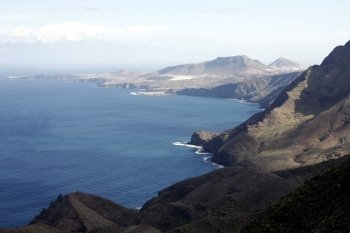 The westcoast on the Canary Island of Spain in the Atlantic ocean.. EUROPE CANARY ISLAND GRAN CANARY