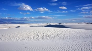 The White Sands desert is located in Tularosa Basin New Mexico.