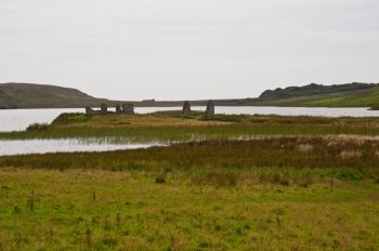 Eilean Mor (Large Island) Loch Finlaggan, seat of the Lord of the Isles