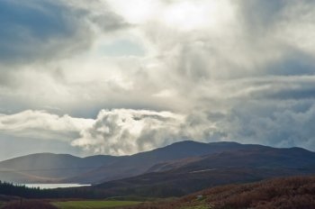 Field and sky on the isle of Islay, Scotland