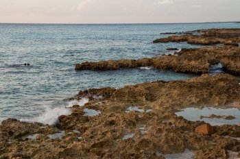Coastline on Grand Cayman Island