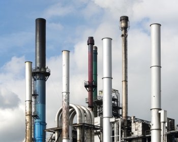 industrial chimneys in dutch industry