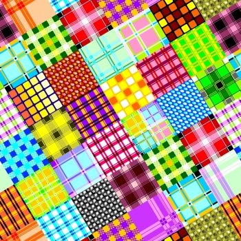 textile patchwork square