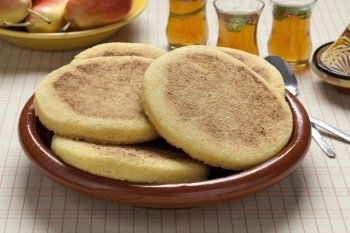  Moroccan Harcha, Semolina Pan-Fried Flatbread