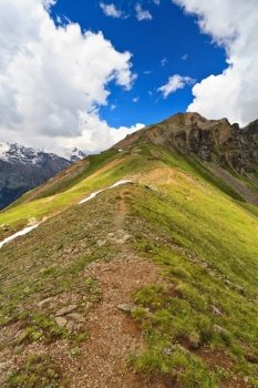 Cercen pass between Rabbi and Pejo valley, Trentino, Italy