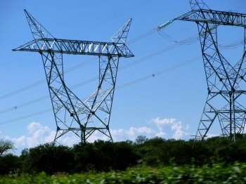 Picture of  High Voltage Cable Towers in Countryside