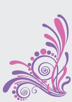 Beautiful floral abstract background in soft purple and pink Great for textures and backgrounds for your projects!