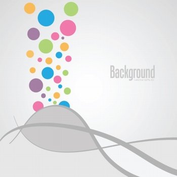 Abstract colorful background. | Vector illustration.