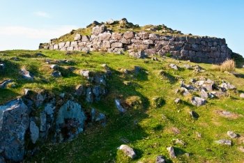 Dun Ringill. ancient hillfort called Dun Ringill on the Isle of Skye
