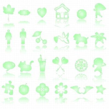 cute icons collection for kids