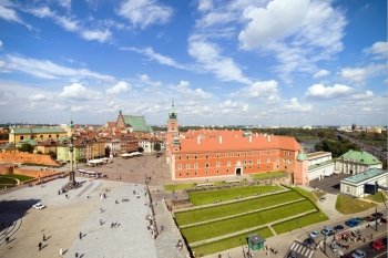 Royal Castle in Old Town (Polish: Stare Miasto, Starowka) of Warsaw, Poland