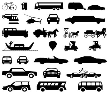 icons and ornaments for transport