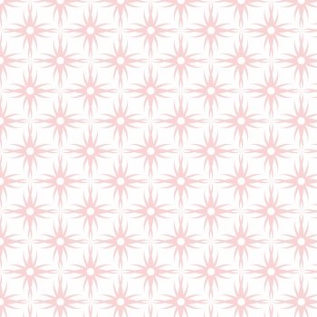 Abstract background of seamless flroal and dots pattern 