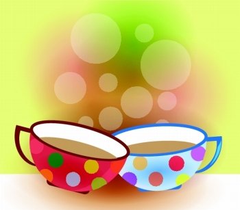 two coffee cups 
