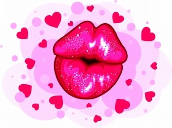 Love kiss design