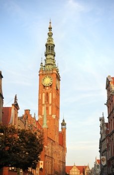 City Hall in Gdansk, Poland