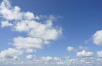 Simple cloudscape background photograph.
