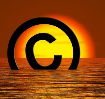 Copyright Symbol Sinking Meaning Piracy Or Infringement. Copyright Symbol Sinking Meaning Piracy Or Infringements