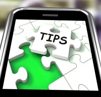    . Tips Smartphone Showing Internet Prompts And Guidance