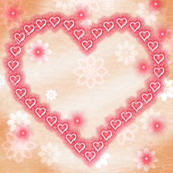 Copyspace Background Indicating Heart Shapes And Love