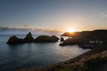 Kynance Cove on the southern tip of the cornish coast
