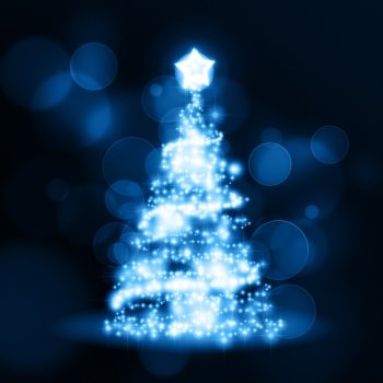 An image of a nice blue christmas background
