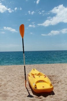  Kayaks on Beach