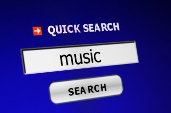 Search for music