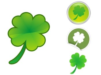 Four Leaf Clover icon for saint patrick’s day