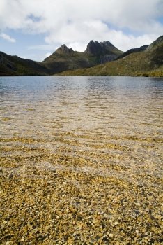 The iconic image of Tasmania, Cradle Mountain sits majestic atop the the jewel that is Dove Lake.