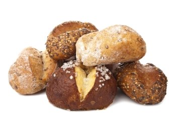 various healthy bread isolated