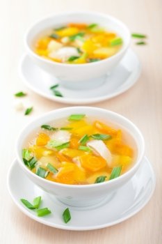 chicken soup with vegetables 