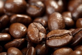 roasted coffee beans background
