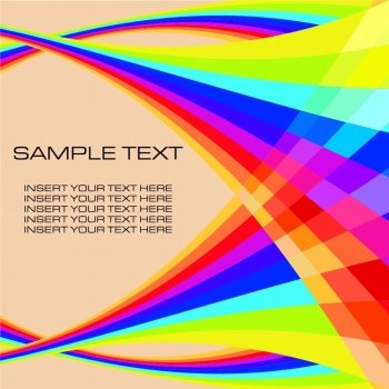 retro background with copy space vector illustration