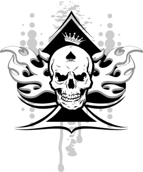 ace of spades skull