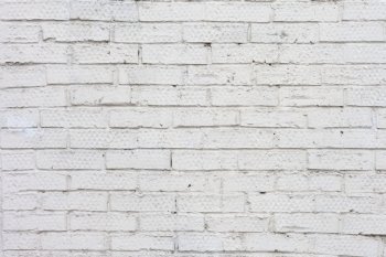 Grunge white background brick old texture wall. White Brick Wall