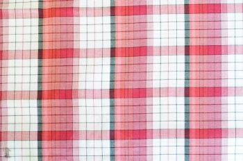 Red, white and black checkered plaid texture
