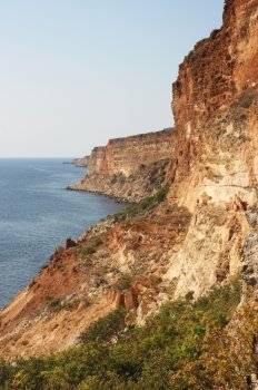 rock the Black Sea, point Fiolent, peninsula of Crimea, Ukraine
