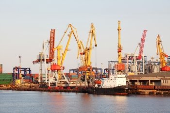 Sea Port of Odessa, Ukraine
