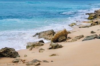                                     picturesque sandy shores of the Indian Ocean                                    