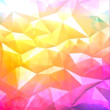 Geometric abstract colorful low poly background. Vector eps10.